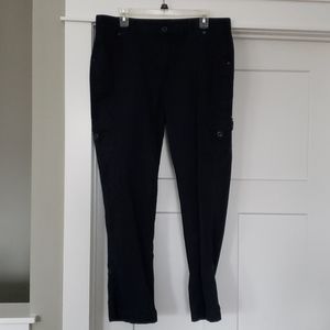 Gloria Vanderbilt cargo pants navy blue